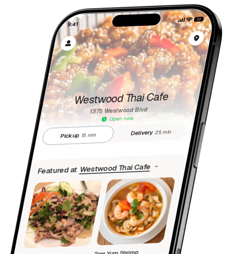 Westwood Thai Cafe app preview