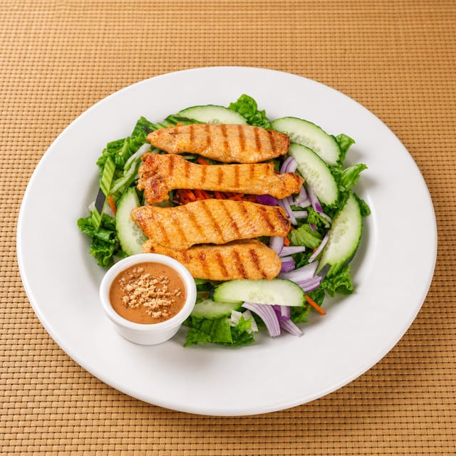 Chicken Satay Salad.