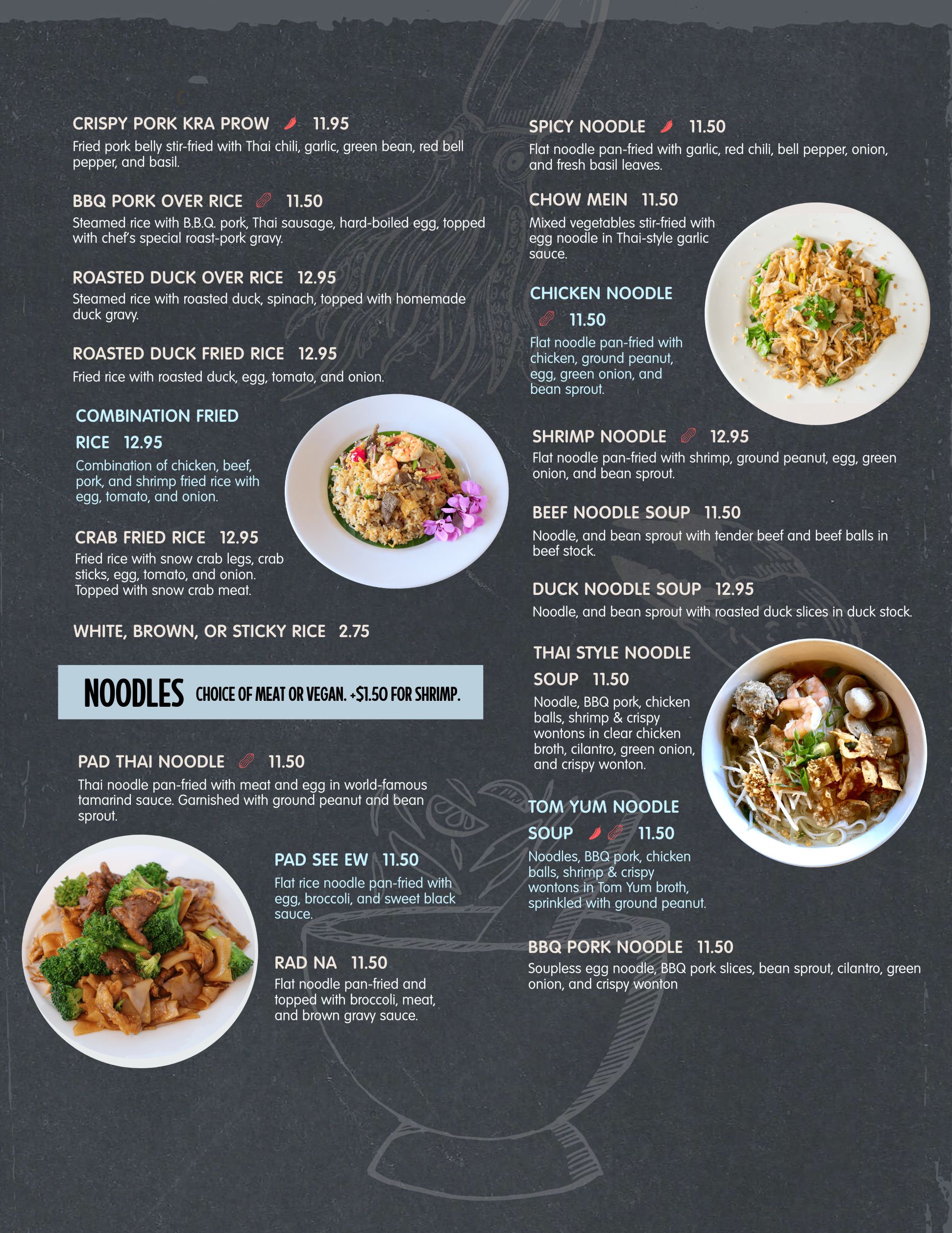 Menu QR Code | Westwood Thai Cafe – Official Site